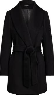 Lauren Ralph Lauren Wool Blend Wrap Coat