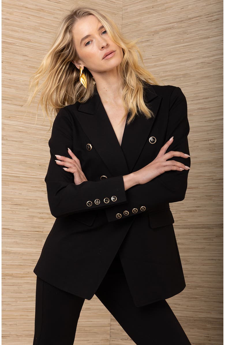 Hale Bob Taytum Stretch Jacket, Alternate, color, Black