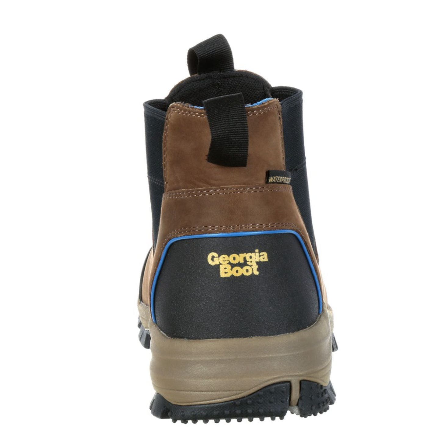 Chelsea Waterproof Work Romeo Boot, Alternate, color, DARK BROWN