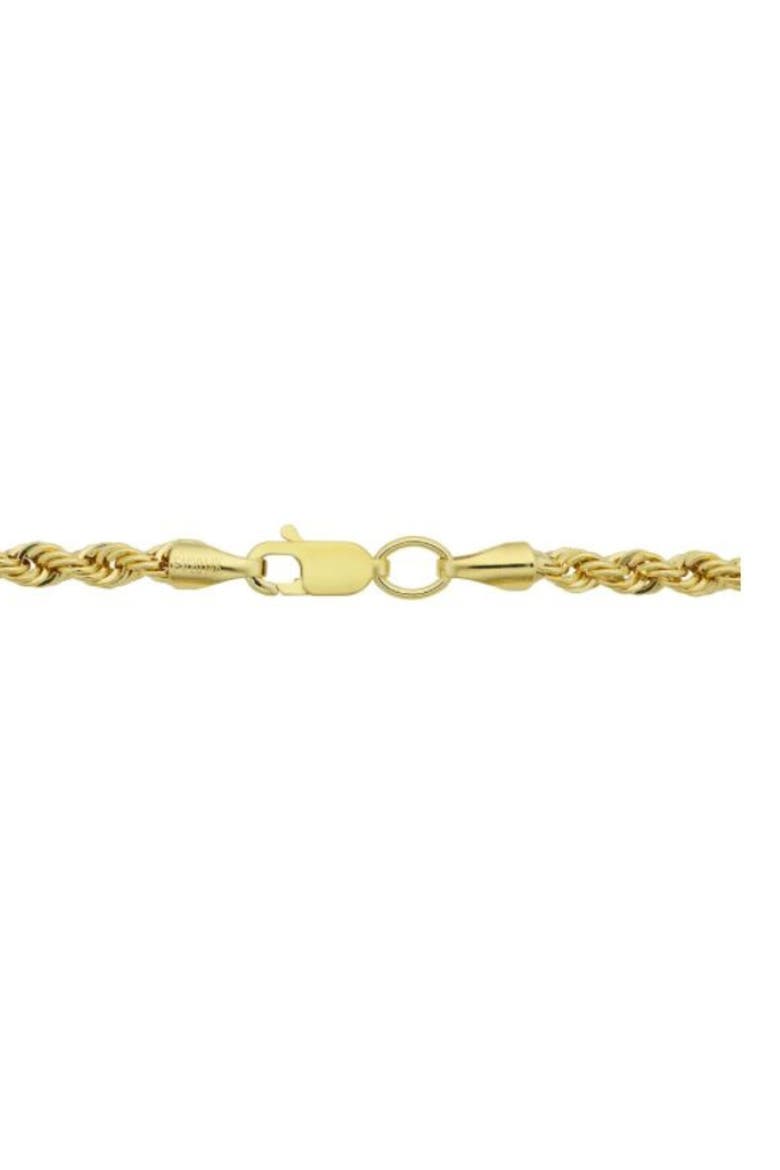 14k Gold Filled Men's 3.2-mm Rope Chain Necklace, Alternate, color, 14k Yellow Gold