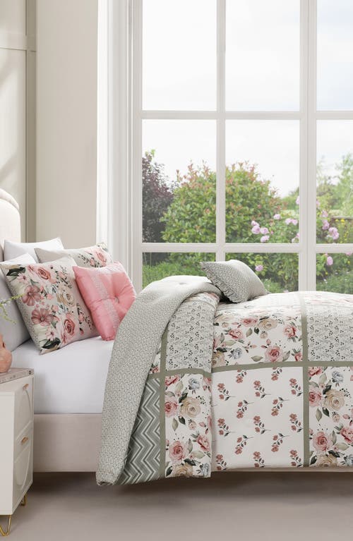 Bebejan Sage Serenity 5-piece Comforter Set In Pink