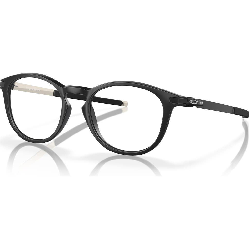 Oakley 52mm Round optical glasses in Black at Nordstrom