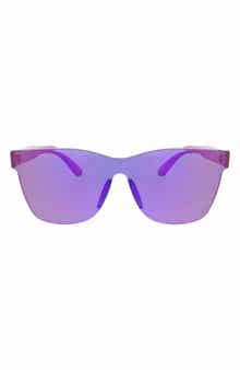 Roxy 146mm Rimless Shield Sunglasses