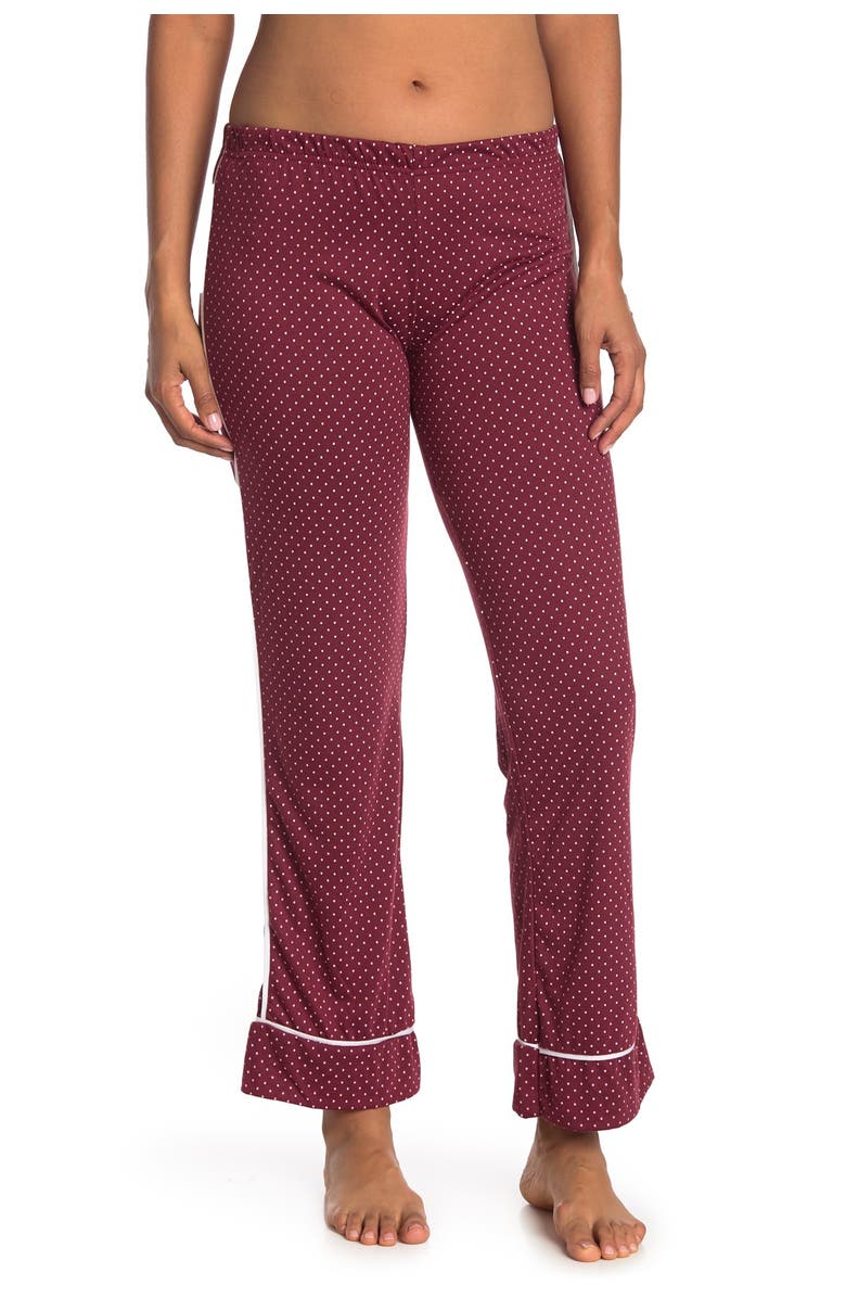 KATHY IRELAND Polka Dot Pajama Pants, Main, color,