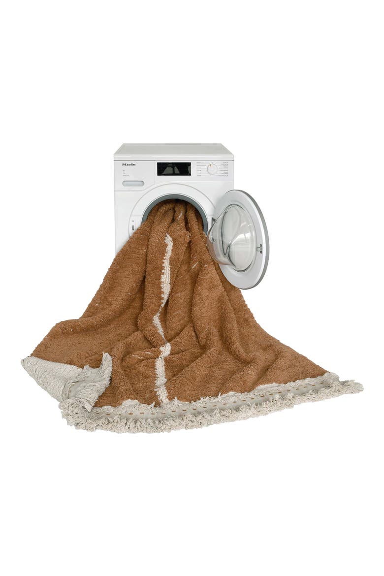 Reversible Washable Recycled Cotton Blend Rug, Alternate, color, TOFFEE NATURAL LINEN