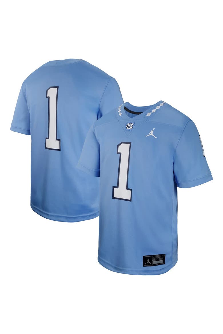 Toddler Jordan Brand #1 Light Blue North Carolina Tar Heels  Untouchable Replica Game Jersey, Alternate, color, Light Blue