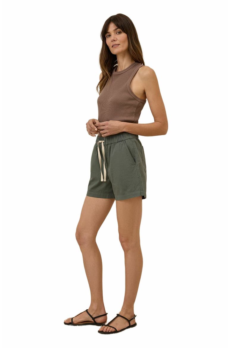Organic Cotton Daily Twill Short, Alternate, color, Castor Grey