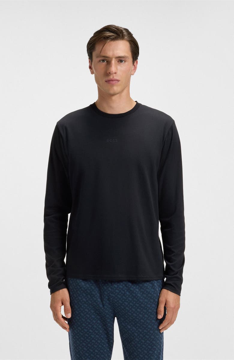 BOSS Relax Long Pajama Set, Alternate, color, Dark Blue