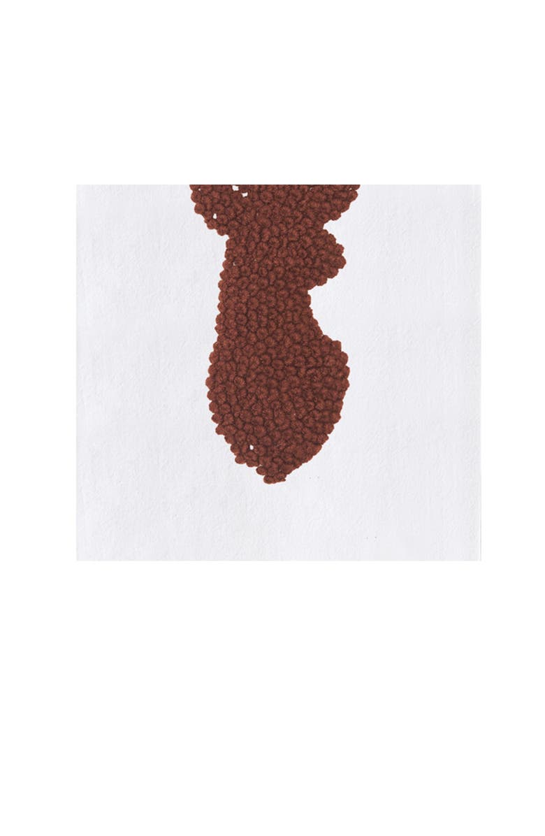 C&F Home Dear Silhouette Towel, Alternate, color, Brown