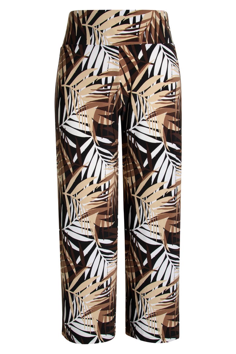 Printed High Waist Wide Leg Palazzo Pants, Alternate, color, ANNE BLACK MULTI