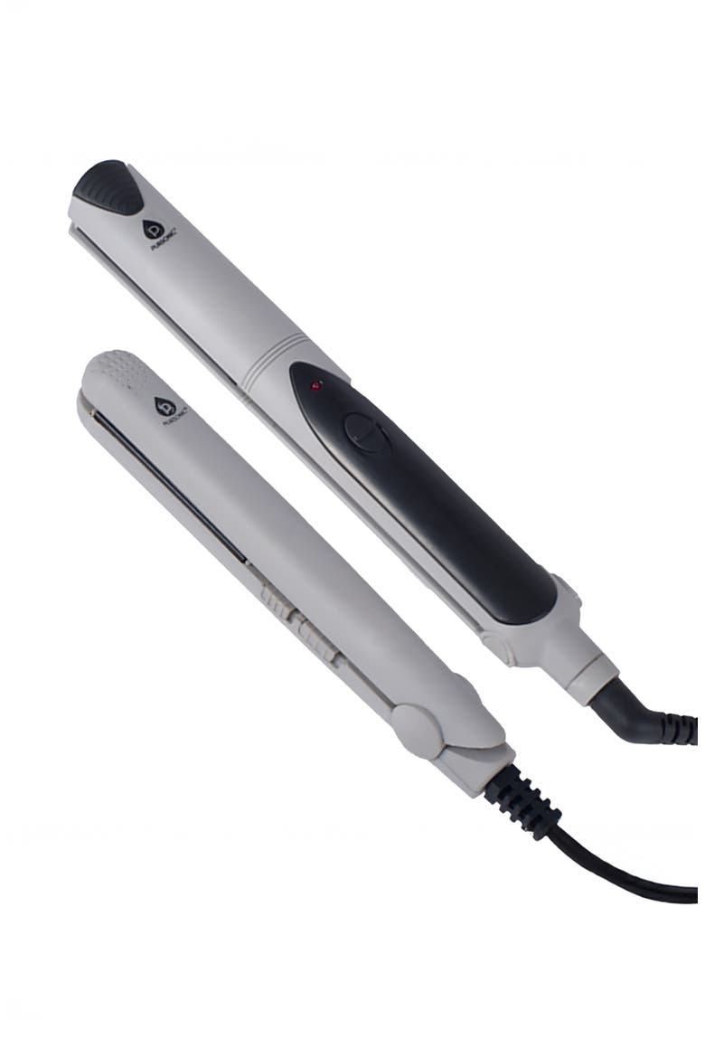 Set of 2 Hair Straighteners, Alternate, color, SILVER