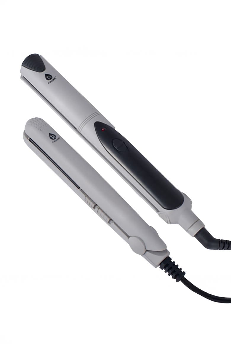 PURSONIC Set of 2 Hair Straighteners, Alternate, color, Silver