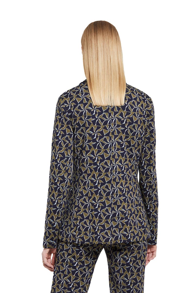 ottod'Ame Printed Fit Jacket, Alternate, color, Blue