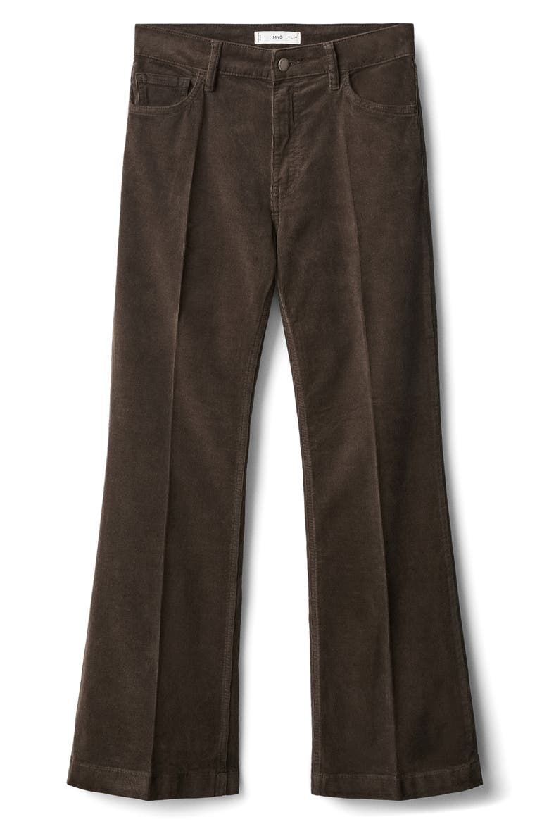 Bootcut Corduroy Pants, Alternate, color, CHOCOLATE