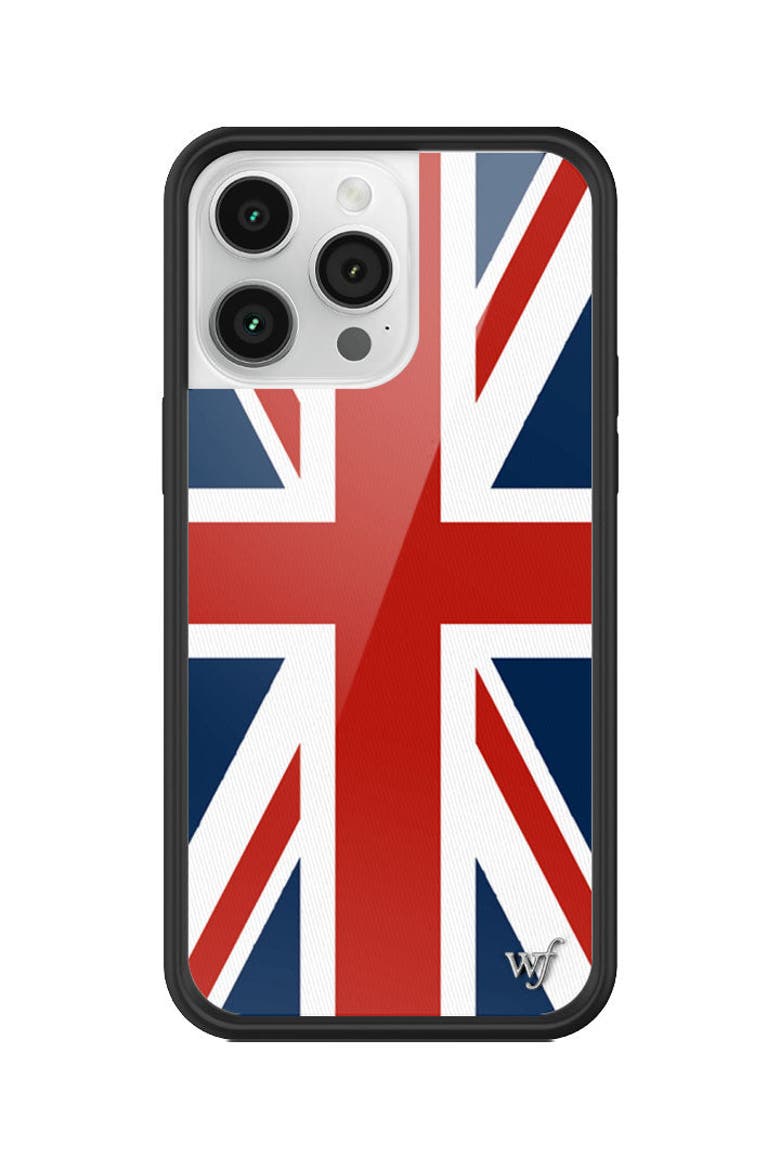 Union Jack iPhone Case, Main, color, Red