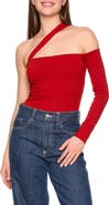 Susana Monaco Cutout One-Shoulder Top