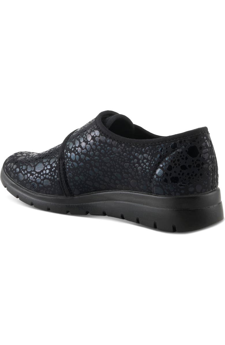 Flexus by Spring Step Amay Sneaker, Main, color, Black Croco