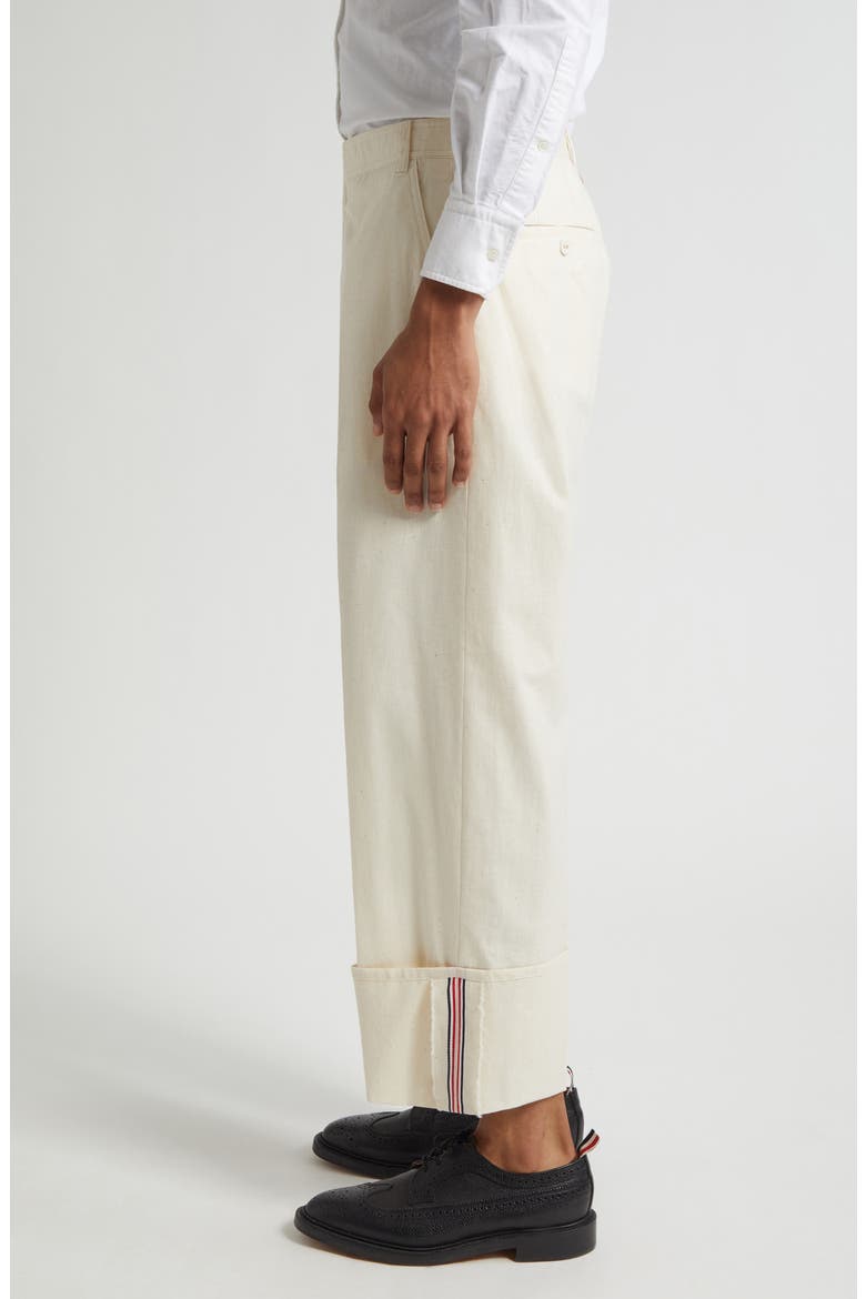 Unconstructed Straight Leg Pants, Alternate, color, MUSLIN