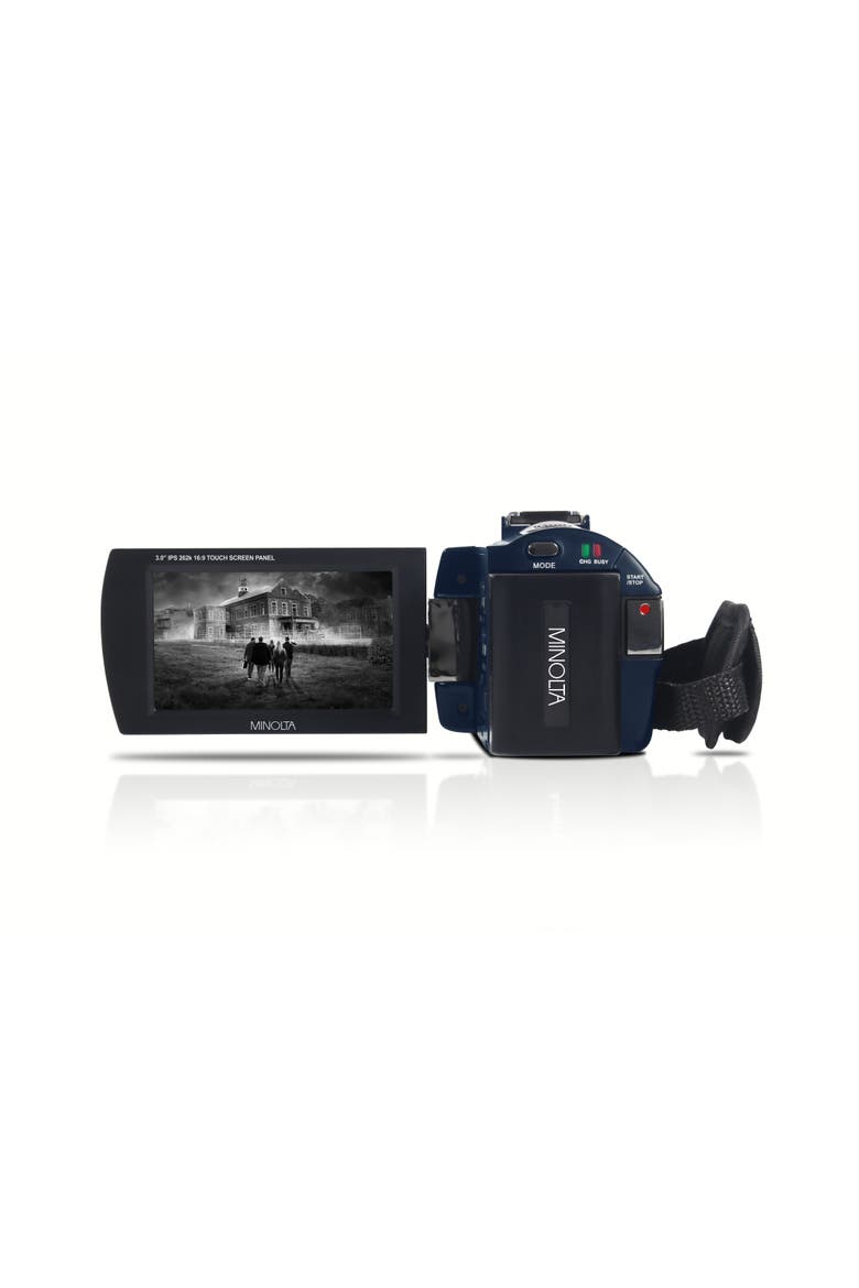4K Ultra HD Infrared Night Vision Camcorder, Alternate, color, Blue