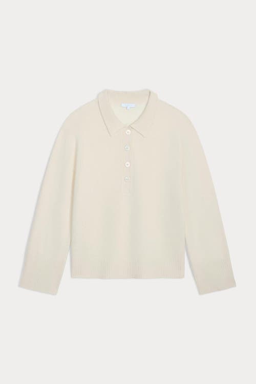 Naked Cashmere Jemma Cashmere Polo In Sand