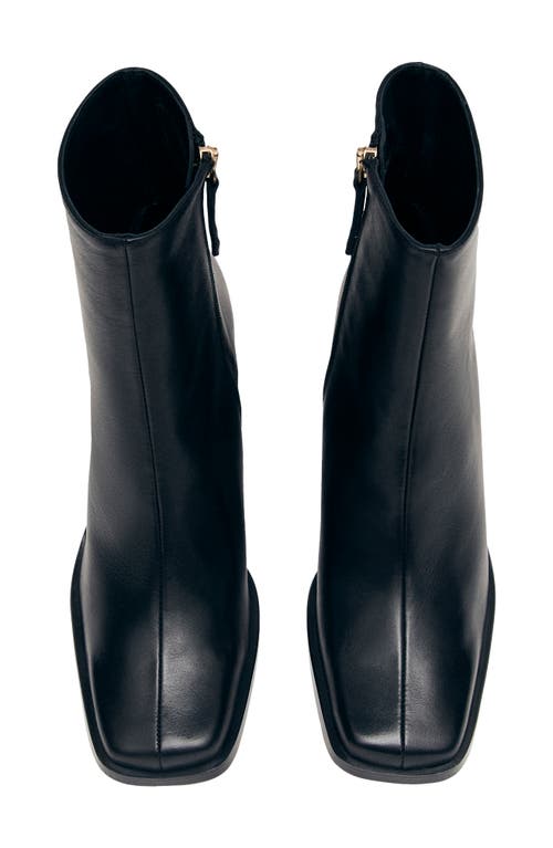 Alohas South Square Toe Ankle Boot In Black