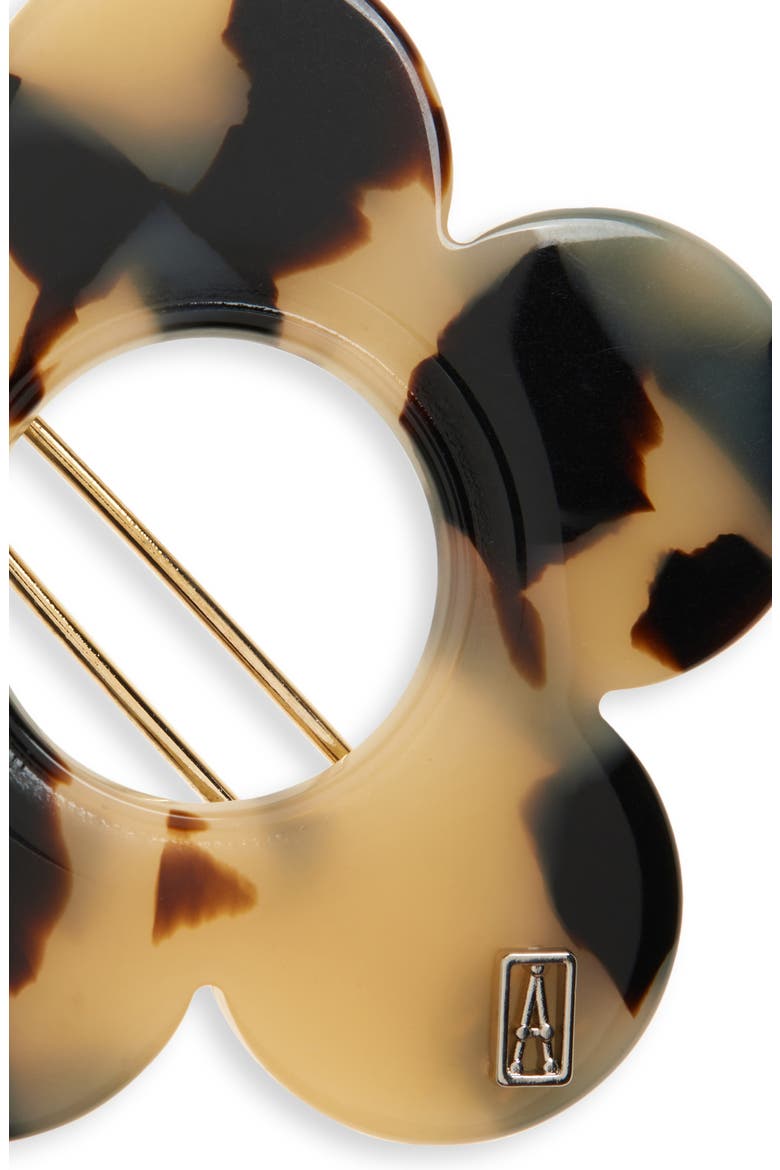 Flower Barrette, Alternate, color, ALBINOS