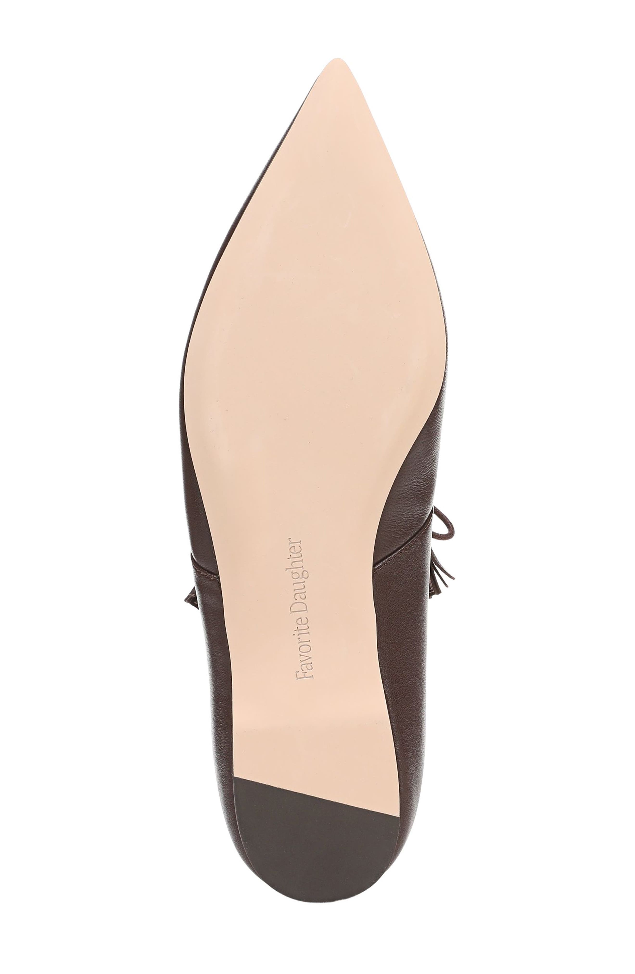 Lily Mary Jane Flat, Alternate, color, BORDEAUX