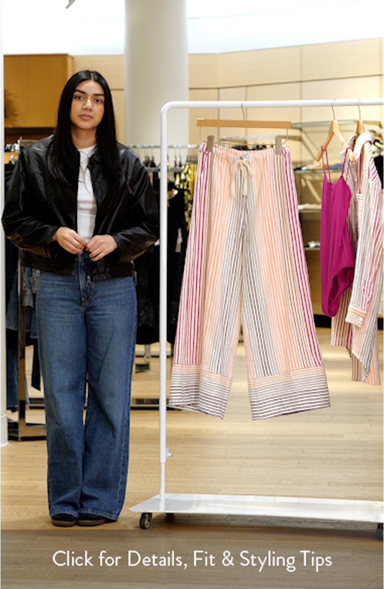 Desta Stripe Wide Leg Pants, sales video thumbnail