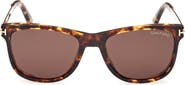 TOM FORD 53mm Square Sunglasses
