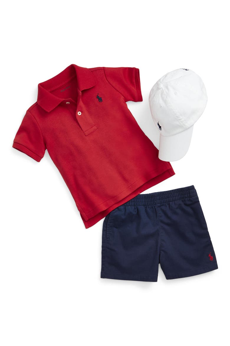 Cotton Polo, Alternate, color, RALPH LAUREN RED