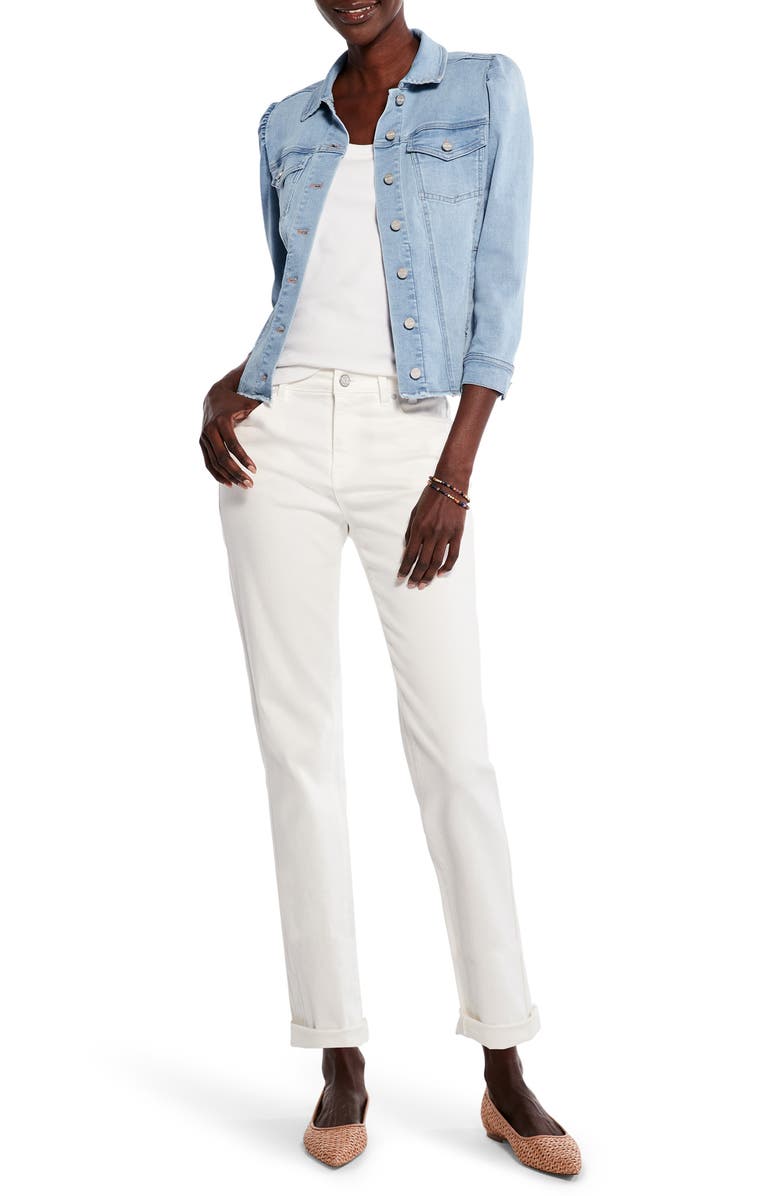 NIC+ZOE Puff Sleeve Denim Jacket, Alternate, color,