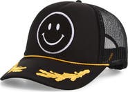 Local Beach Capt'n Smiley Patch Snapback Trucker Hat