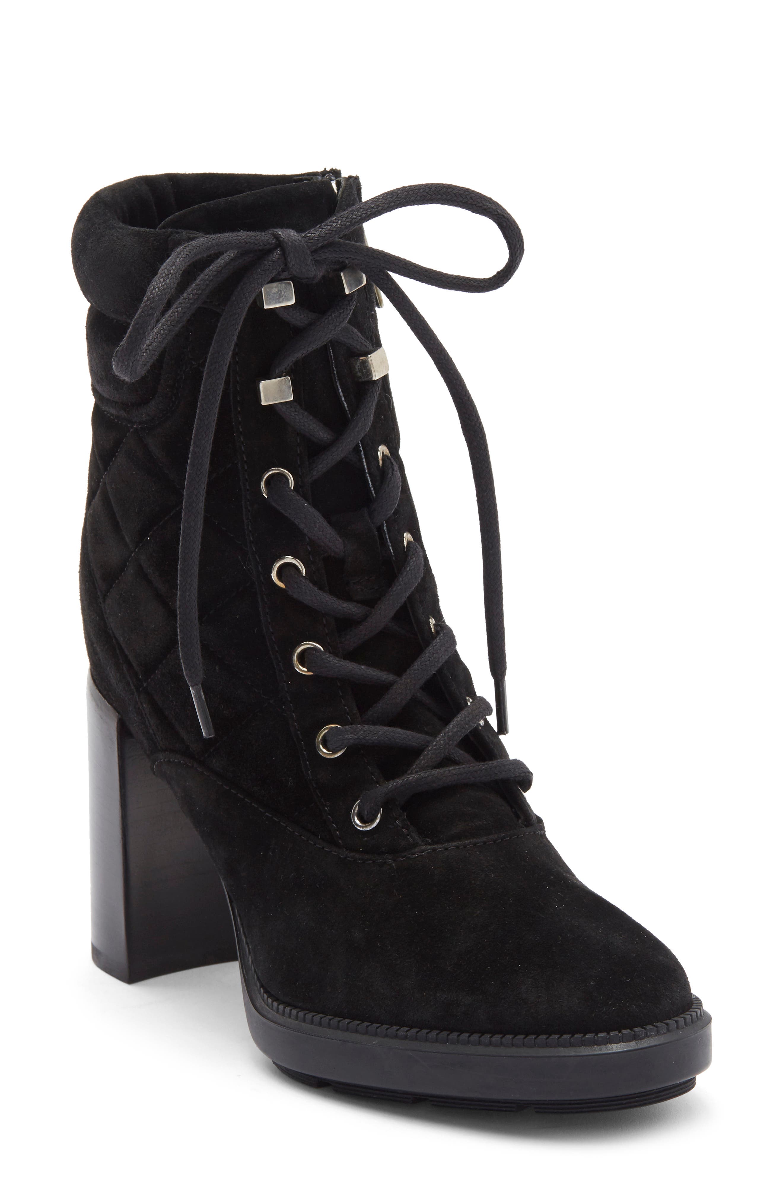 Aquatalia Iole Quilted Lace-Up Bootie