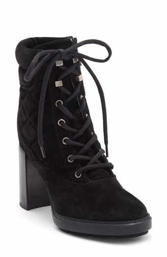 Aquatalia Iole Quilted Lace-Up Bootie