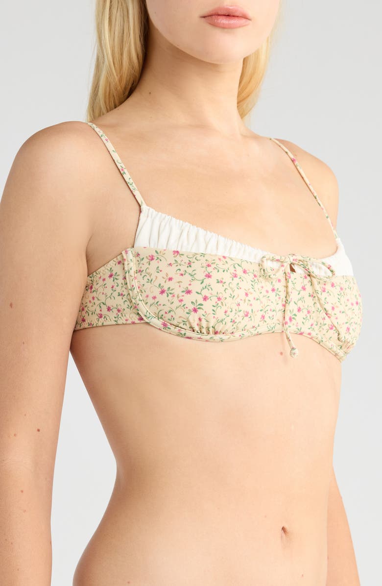 PacSun Camelia Floral Bikini Top, Alternate, color, Meadow