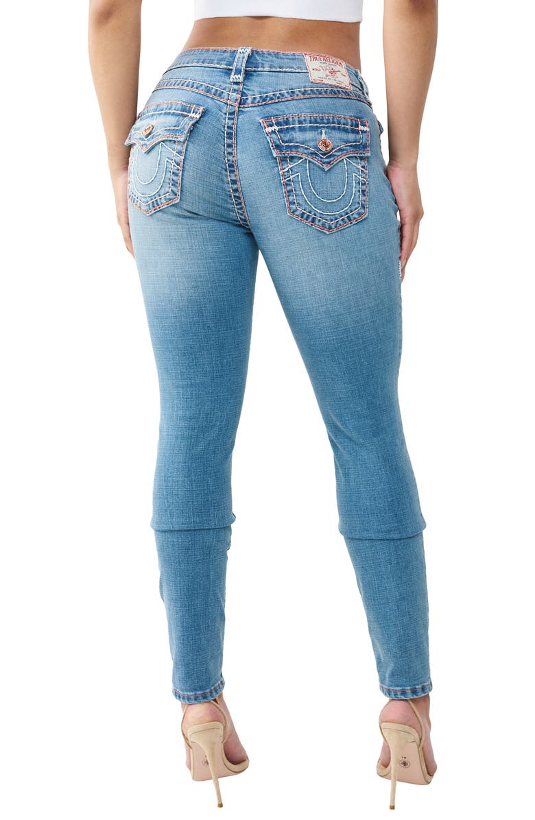 True Religion Jennie Super-T Skinny Jeans, Alternate, color, Medium Wash