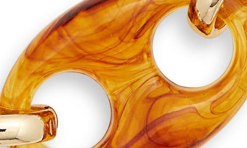 Nordstrom Chunky Resin Mariner Link Bracelet In Gold
