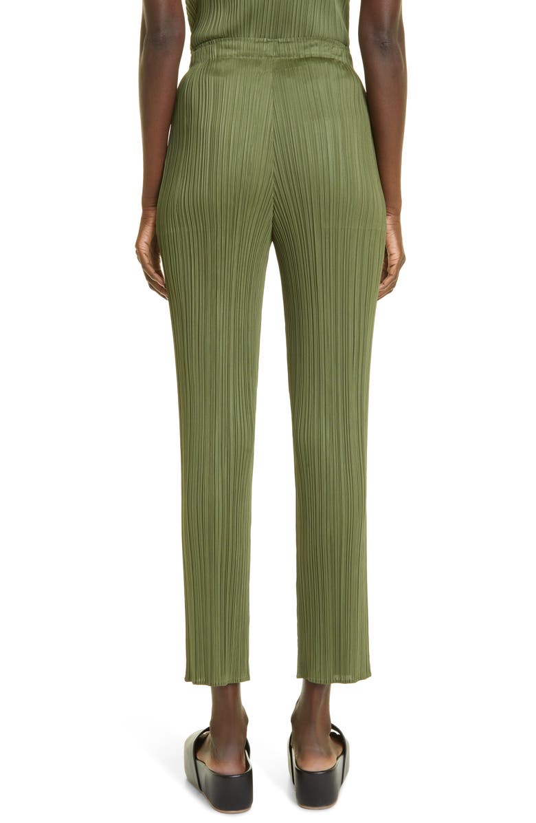 Pleats Please Issey Miyake Pleated Ankle Pants, Alternate, color,