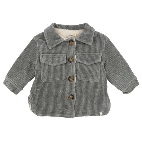 Corduroy With Snowdrift Shacket-Toddler