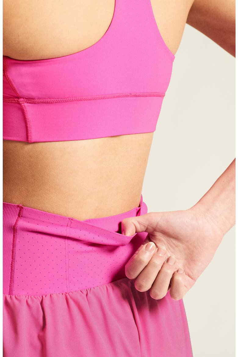Hypervent Pleated Wide Shorts, Alternate, color, MAGENTA