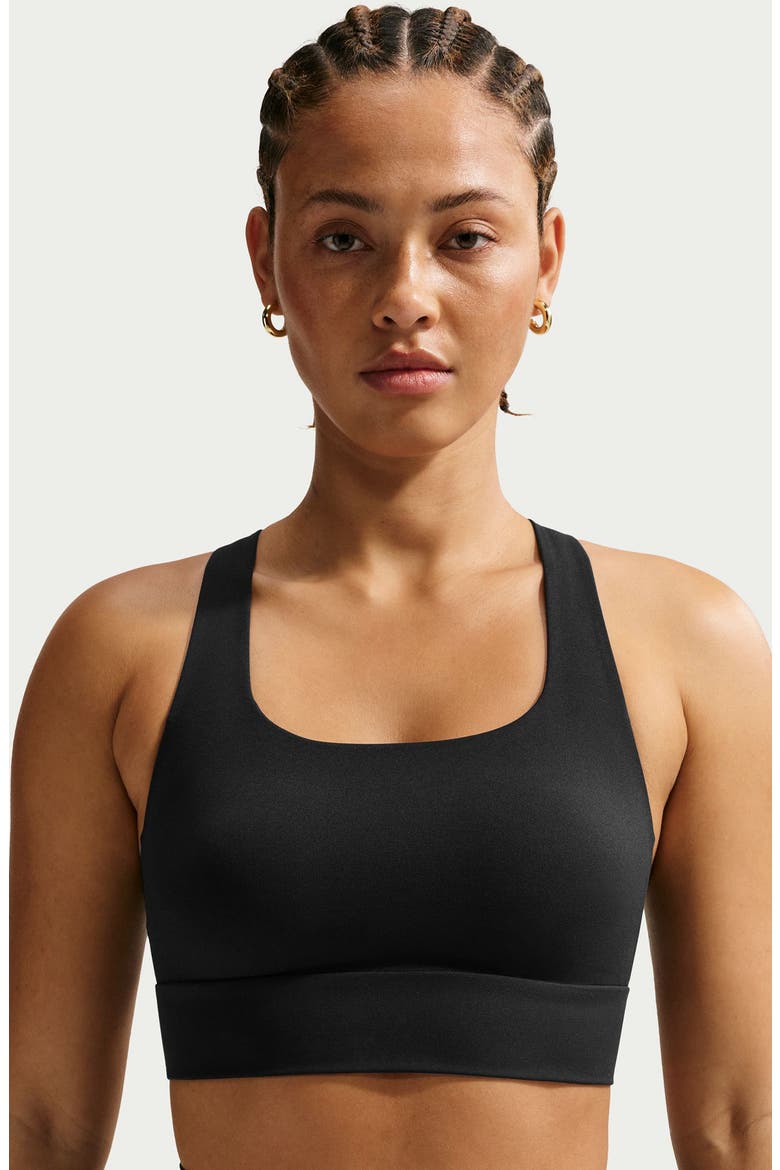 Zenvy Light-Support Sports Bra, Alternate, color, 010 BLACK/COL GY