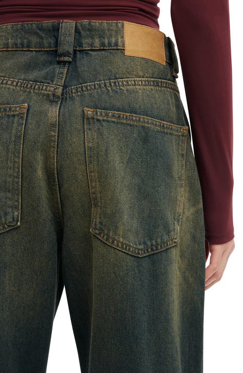Cotton On Low Super Baggy Jean In Green