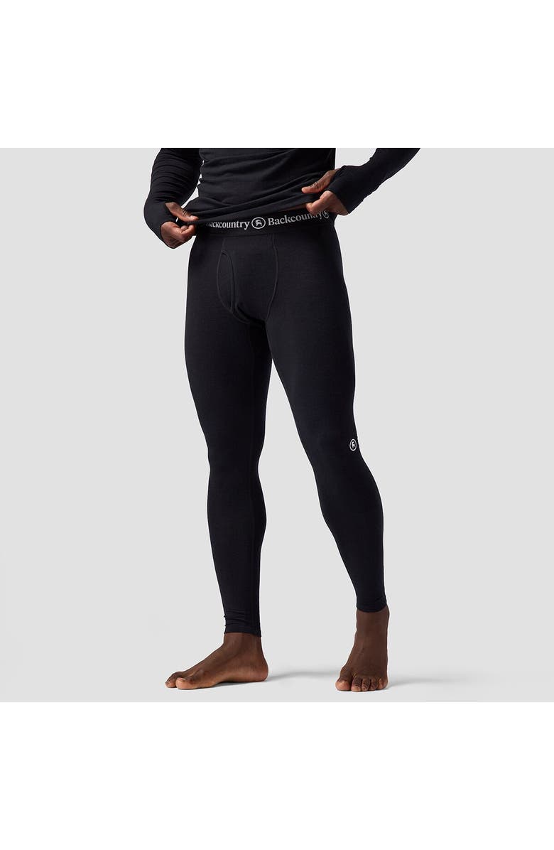 Backcountry Cedars Rws Merino Lt-Wt Baselayer Bottom - Men's, Main, color, Black