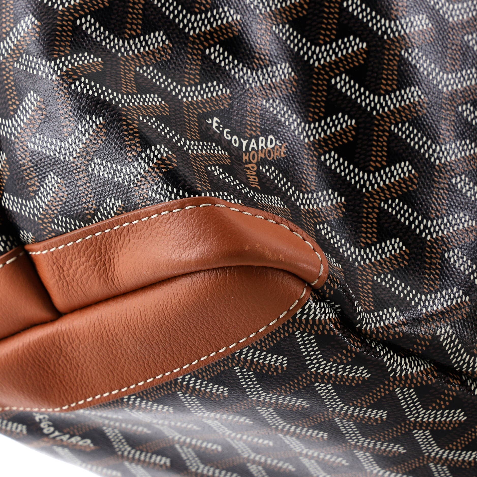 Pre-Owned Goyard Artois Tote Coated Canvas MM, Alternate, color, Brown