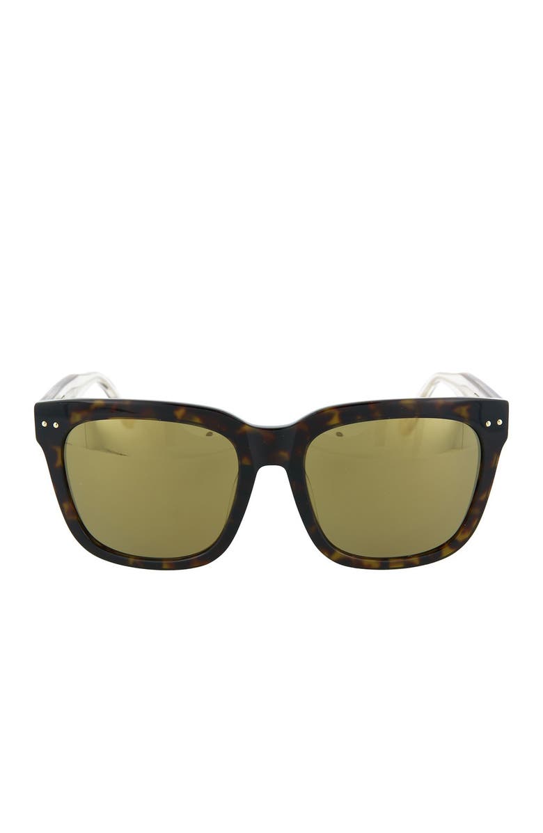 Bottega Veneta 56mm Square Sunglasses, Main, color, 