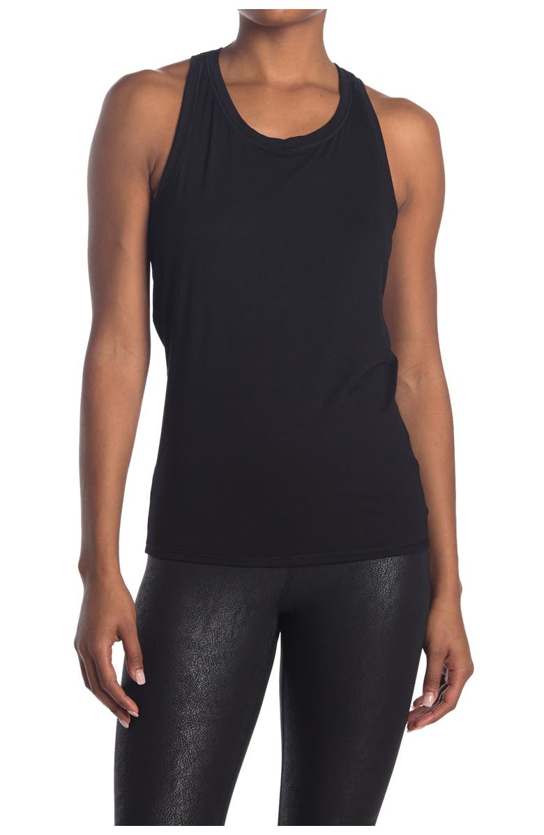 90 DEGREE BY REFLEX Racer Tie Back Tank Top, Main, color,