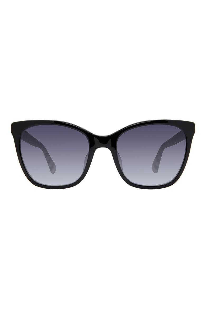 55mm desi oversize sunglasses, Main, color, BLACK