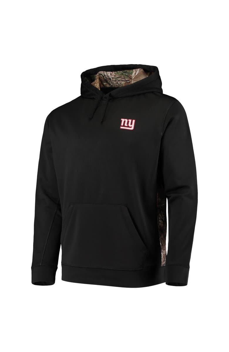 DUNBROOKE Men's Dunbrooke Black/Realtree Camo New York Giants Logo Ranger Pullover Hoodie, Alternate, color, Black