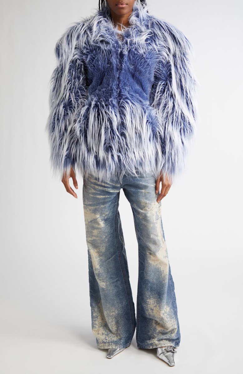 DIESEL<sup>®</sup> Caby Faux Fur Coat, Alternate, color, 