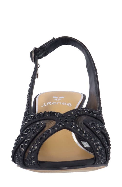 J. RENEÉ J. RENEÉ LOVELA SLINGBACK WEDGE SANDAL